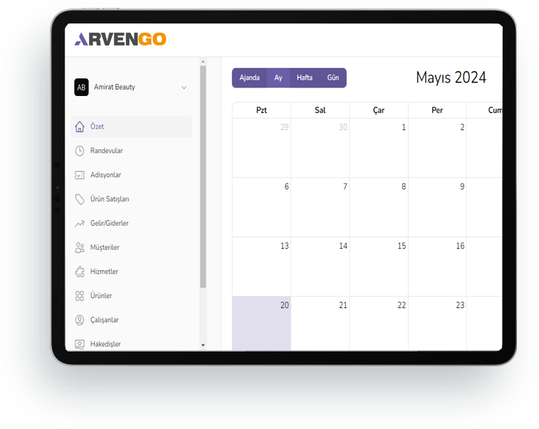 ArvenGO Randevu Sistemi